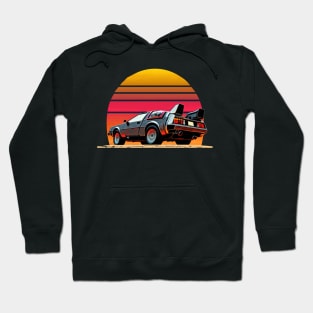 Back to the 80s Delorean Hoodie